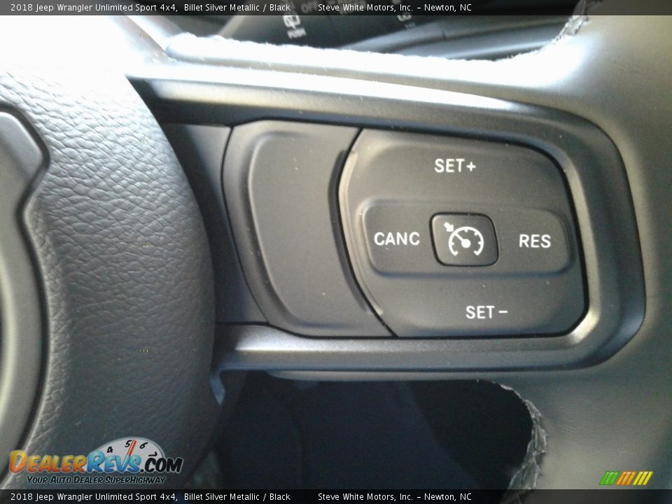 2018 Jeep Wrangler Unlimited Sport 4x4 Billet Silver Metallic / Black Photo #18