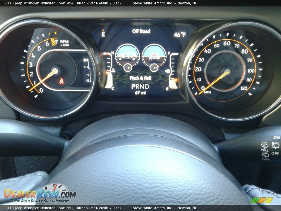 2018 Jeep Wrangler Unlimited Sport 4x4 Billet Silver Metallic / Black Photo #19