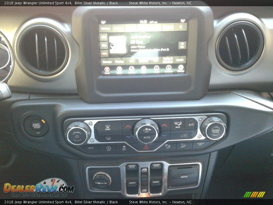 2018 Jeep Wrangler Unlimited Sport 4x4 Billet Silver Metallic / Black Photo #20