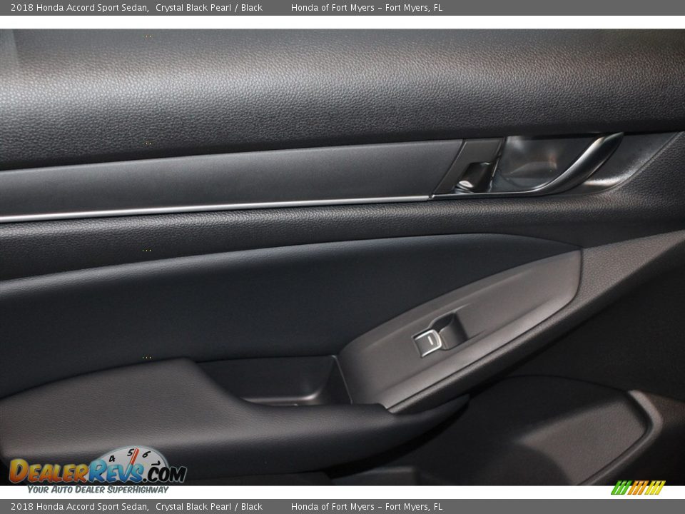 2018 Honda Accord Sport Sedan Crystal Black Pearl / Black Photo #21