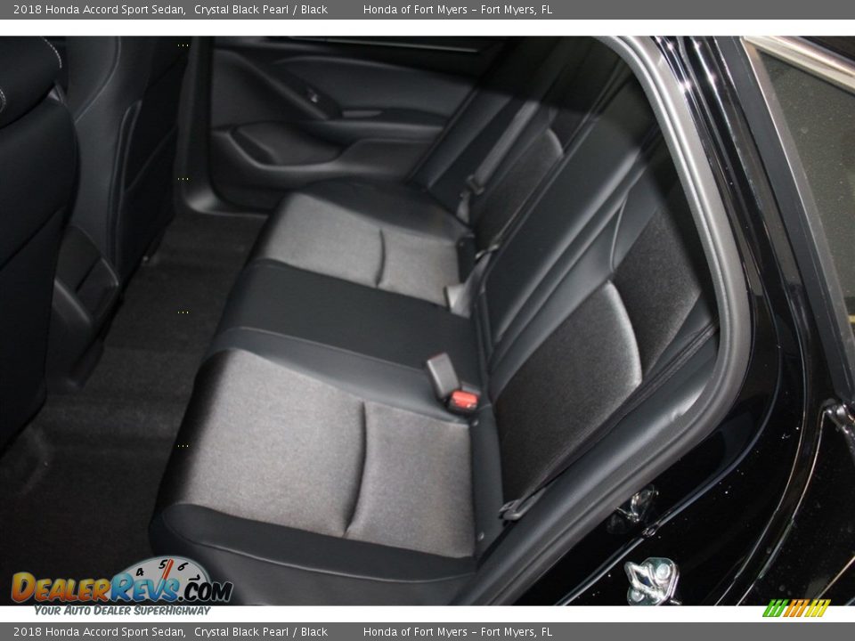 2018 Honda Accord Sport Sedan Crystal Black Pearl / Black Photo #22