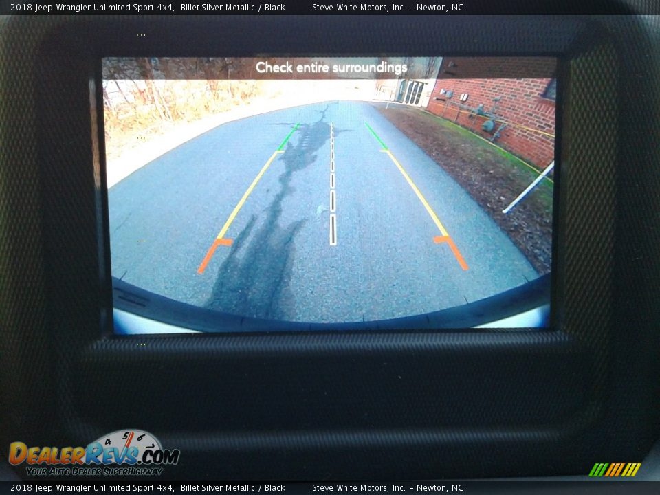 2018 Jeep Wrangler Unlimited Sport 4x4 Billet Silver Metallic / Black Photo #22