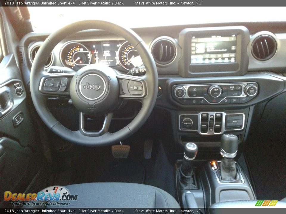 2018 Jeep Wrangler Unlimited Sport 4x4 Billet Silver Metallic / Black Photo #26