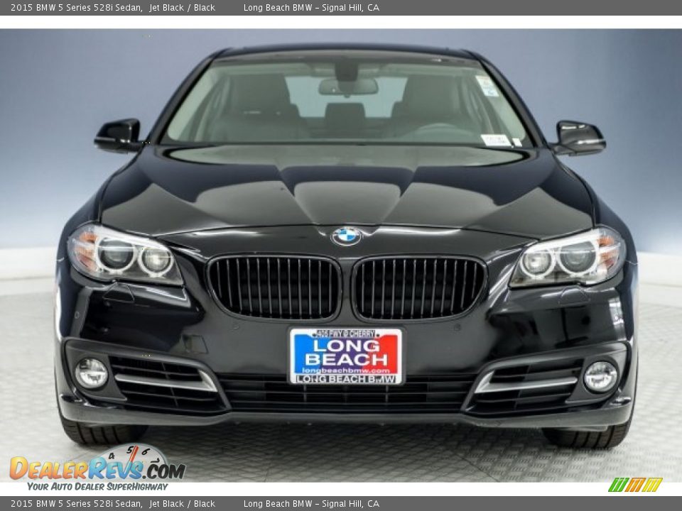 2015 BMW 5 Series 528i Sedan Jet Black / Black Photo #2