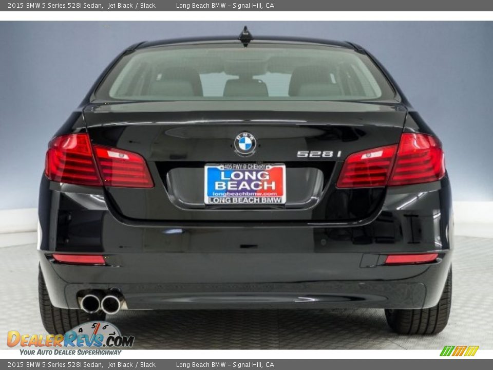 2015 BMW 5 Series 528i Sedan Jet Black / Black Photo #3
