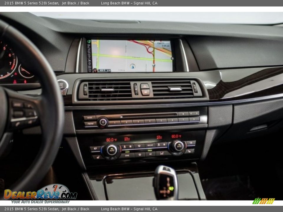 2015 BMW 5 Series 528i Sedan Jet Black / Black Photo #5