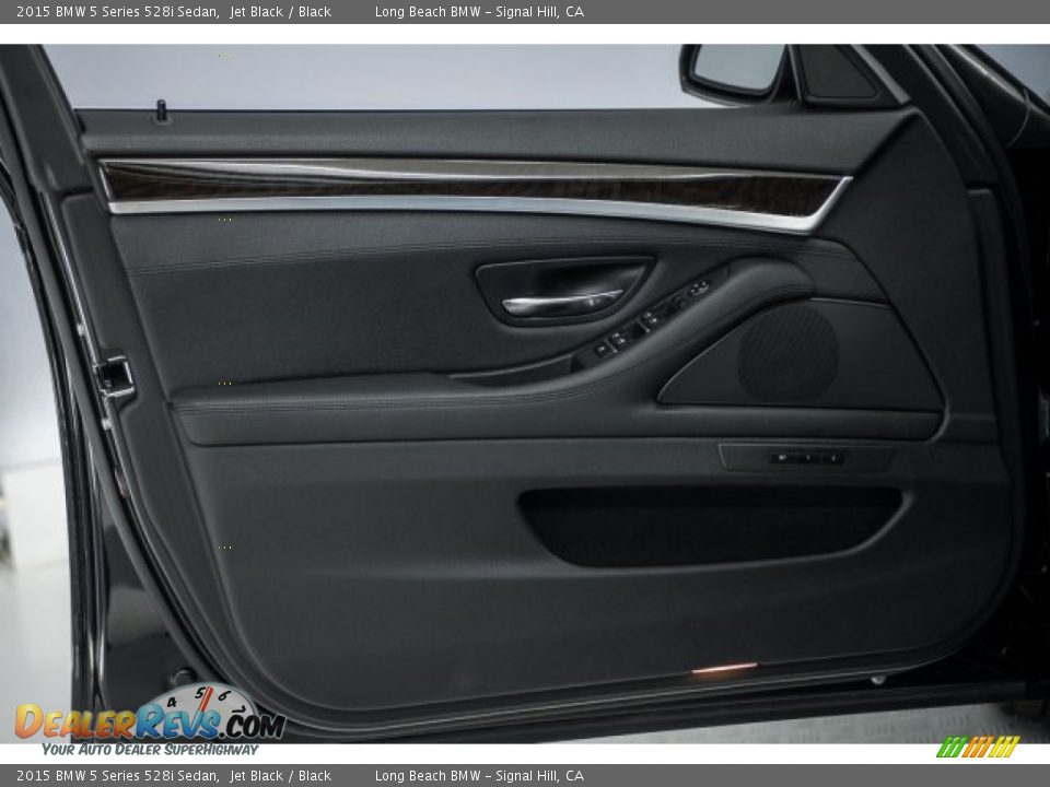2015 BMW 5 Series 528i Sedan Jet Black / Black Photo #19