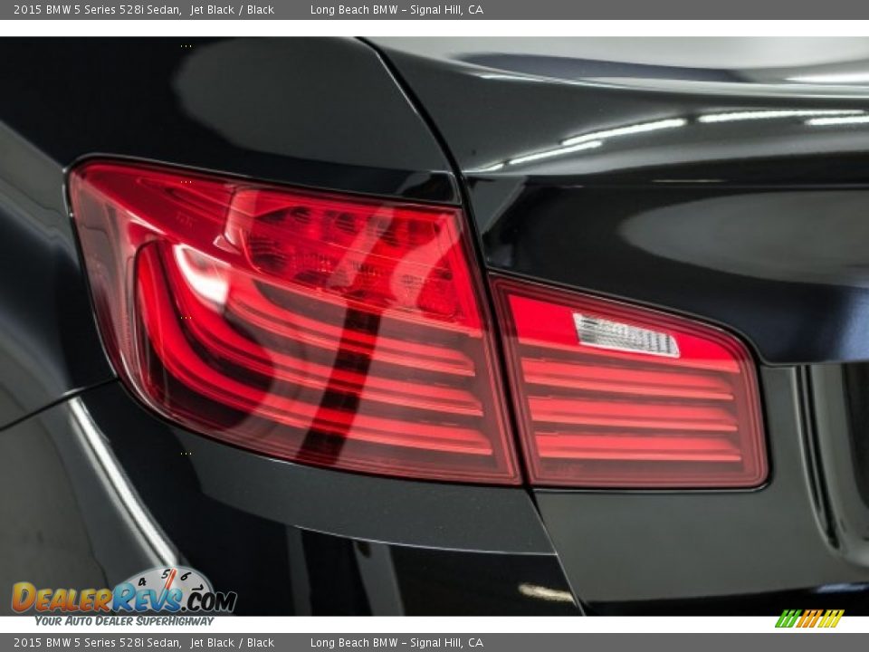 2015 BMW 5 Series 528i Sedan Jet Black / Black Photo #20