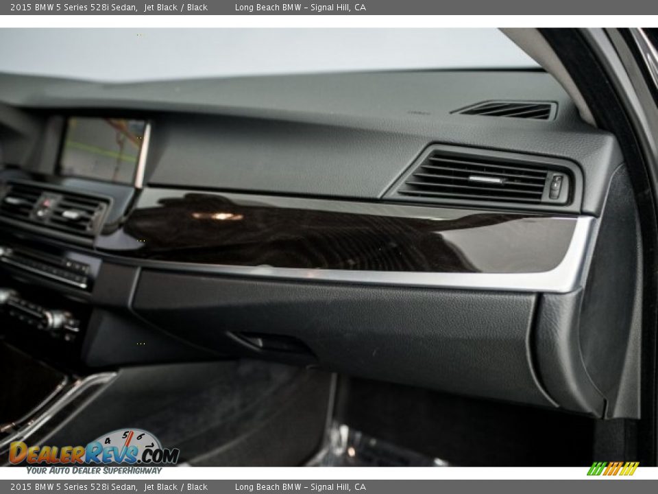 2015 BMW 5 Series 528i Sedan Jet Black / Black Photo #22
