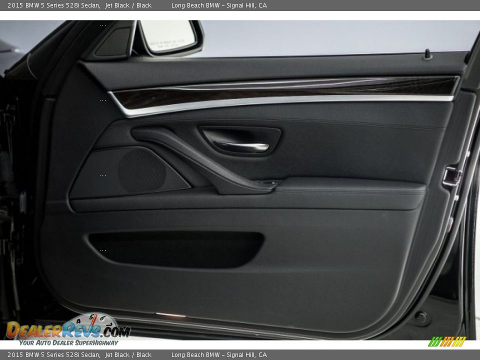 2015 BMW 5 Series 528i Sedan Jet Black / Black Photo #23