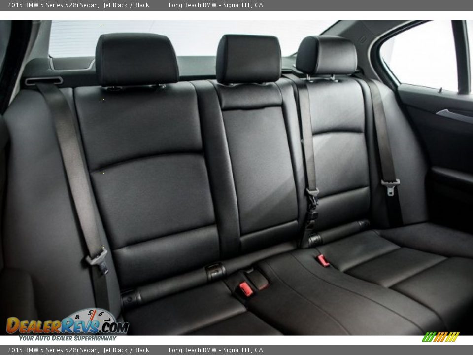 2015 BMW 5 Series 528i Sedan Jet Black / Black Photo #27