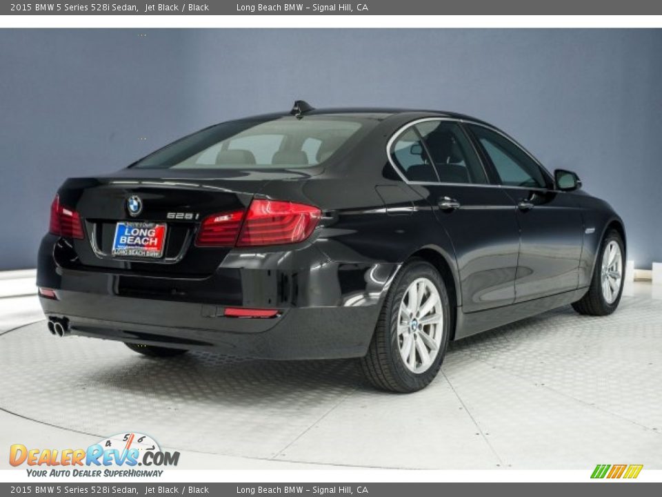 2015 BMW 5 Series 528i Sedan Jet Black / Black Photo #30