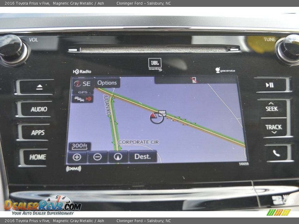 2016 Toyota Prius v Five Magnetic Gray Metallic / Ash Photo #19