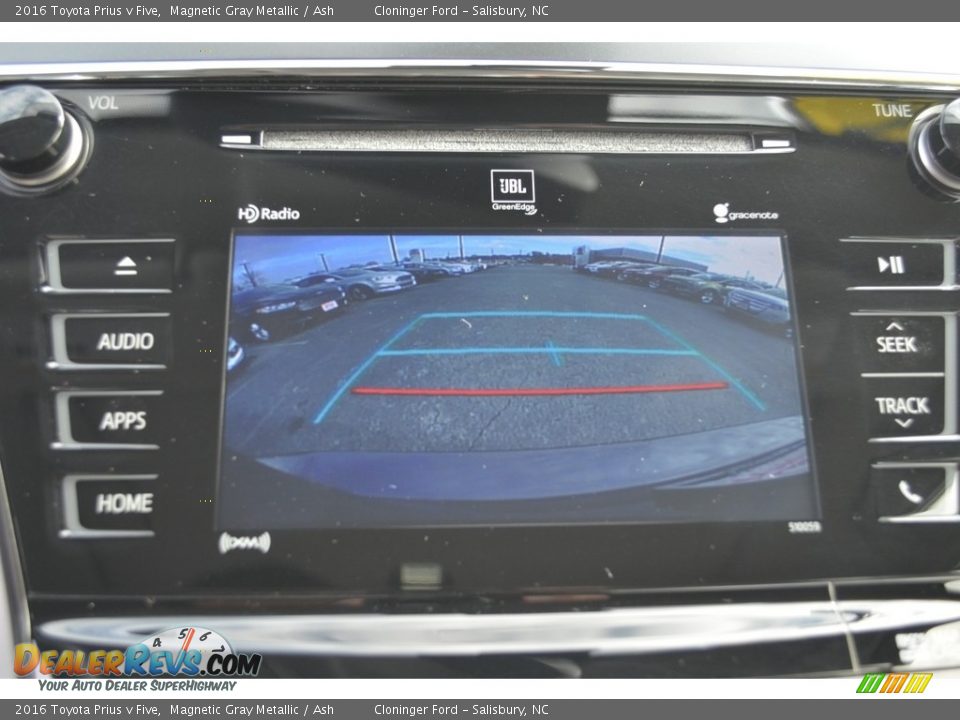 2016 Toyota Prius v Five Magnetic Gray Metallic / Ash Photo #20