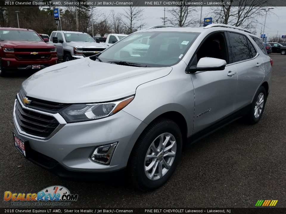 2018 Chevrolet Equinox LT AWD Silver Ice Metallic / Jet Black/­Cinnamon Photo #2