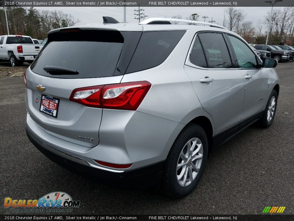 2018 Chevrolet Equinox LT AWD Silver Ice Metallic / Jet Black/­Cinnamon Photo #5