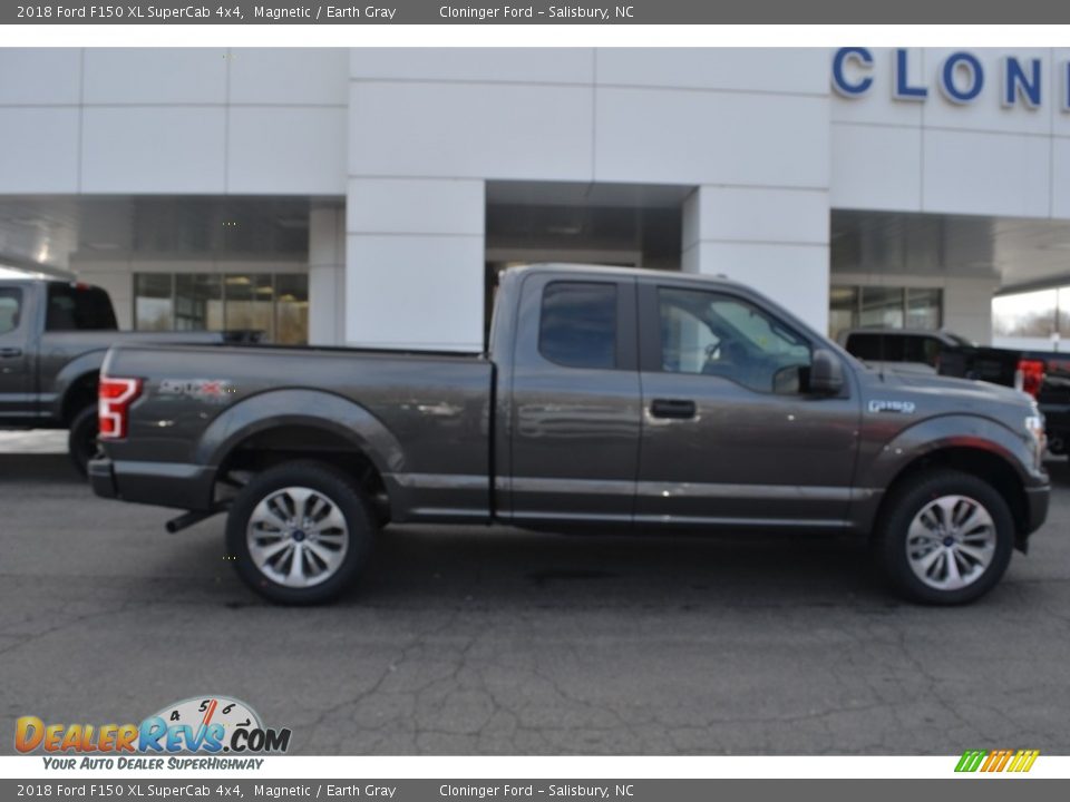 2018 Ford F150 XL SuperCab 4x4 Magnetic / Earth Gray Photo #2
