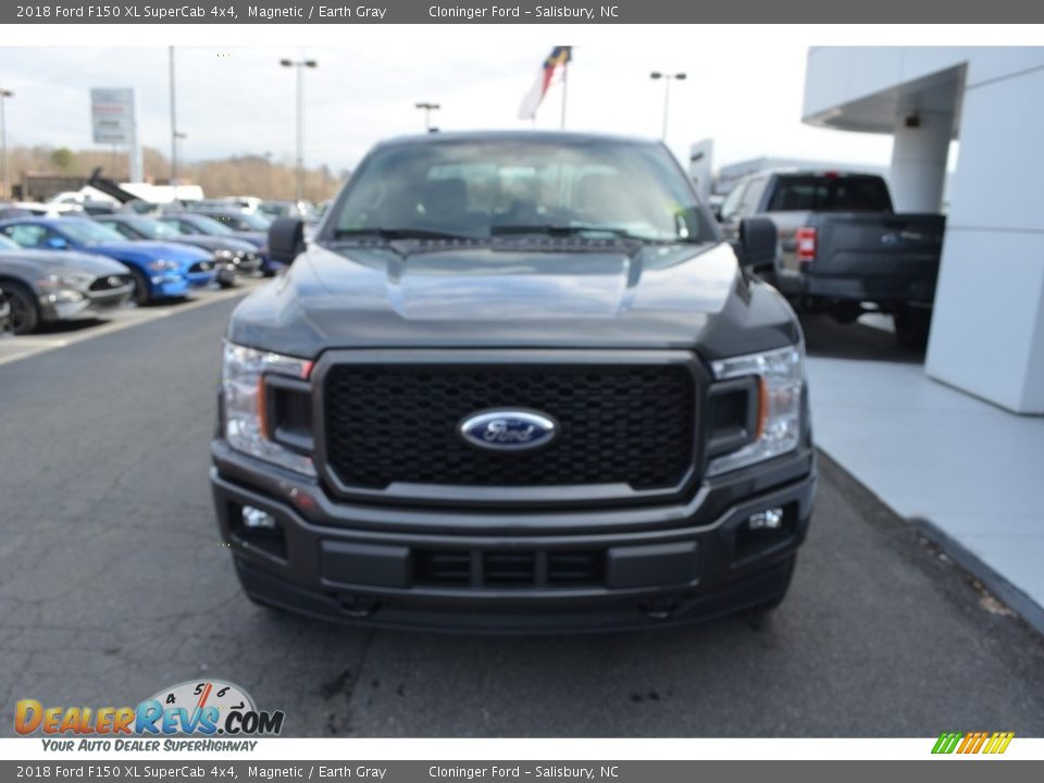 2018 Ford F150 XL SuperCab 4x4 Magnetic / Earth Gray Photo #4