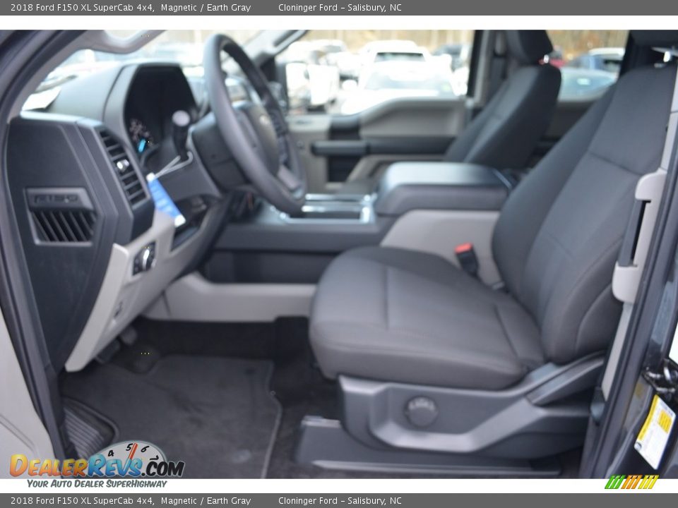 2018 Ford F150 XL SuperCab 4x4 Magnetic / Earth Gray Photo #8