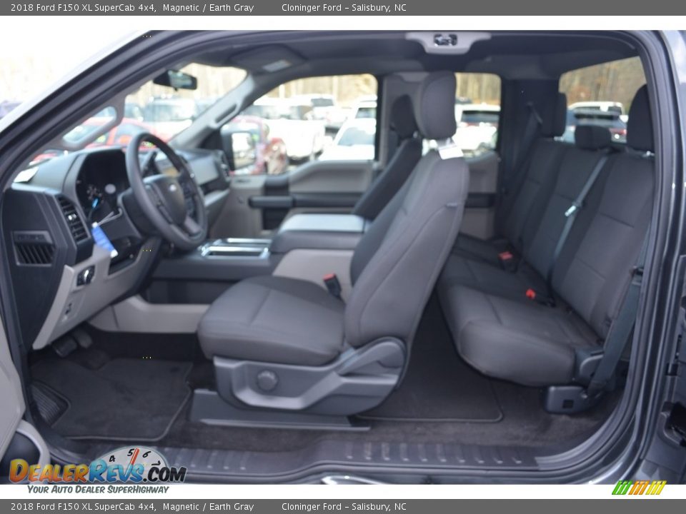 2018 Ford F150 XL SuperCab 4x4 Magnetic / Earth Gray Photo #10