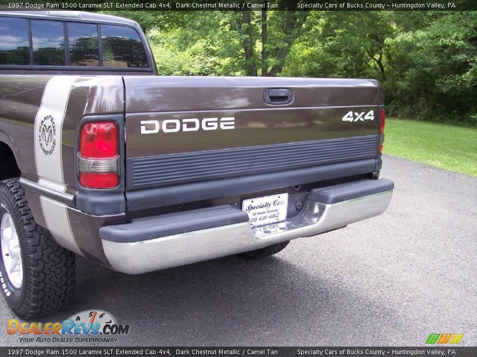 1997 Dodge Ram 1500 Laramie SLT Extended Cab 4x4 Dark Chestnut Metallic / Camel Tan Photo #10