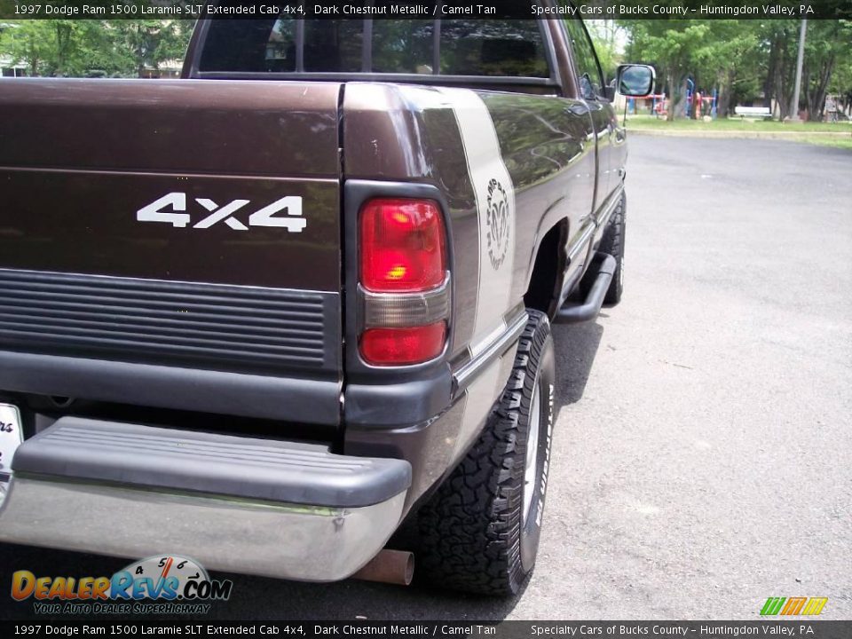 1997 Dodge Ram 1500 Laramie SLT Extended Cab 4x4 Dark Chestnut Metallic / Camel Tan Photo #14