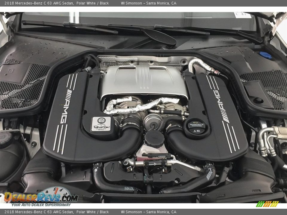 2018 Mercedes-Benz C 63 AMG Sedan 4.0 Liter AMG biturbo DOHC 32-Valve VVT V8 Engine Photo #9