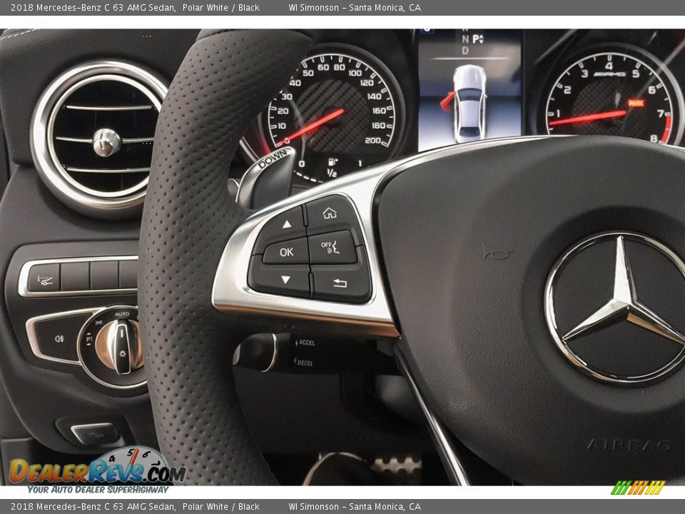 Controls of 2018 Mercedes-Benz C 63 AMG Sedan Photo #18