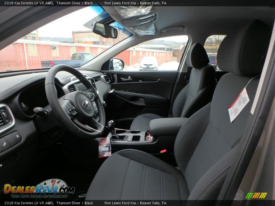 2018 Kia Sorento LX V6 AWD Titanium Silver / Black Photo #11