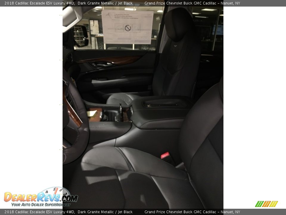 2018 Cadillac Escalade ESV Luxury 4WD Dark Granite Metallic / Jet Black Photo #12