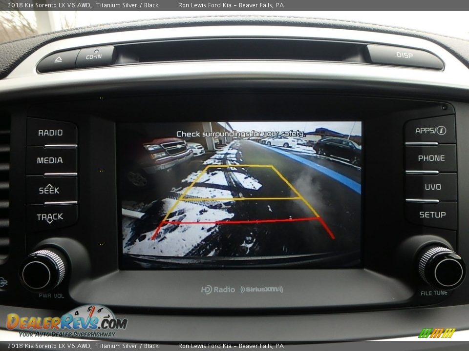 2018 Kia Sorento LX V6 AWD Titanium Silver / Black Photo #18