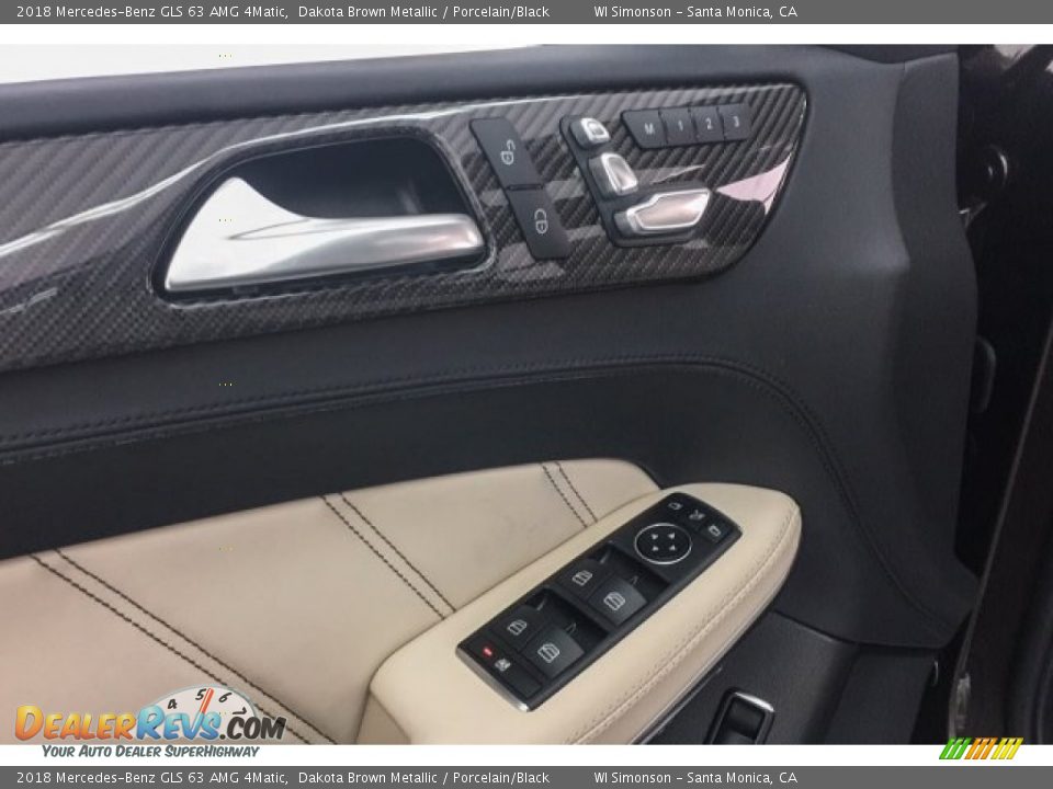2018 Mercedes-Benz GLS 63 AMG 4Matic Dakota Brown Metallic / Porcelain/Black Photo #29