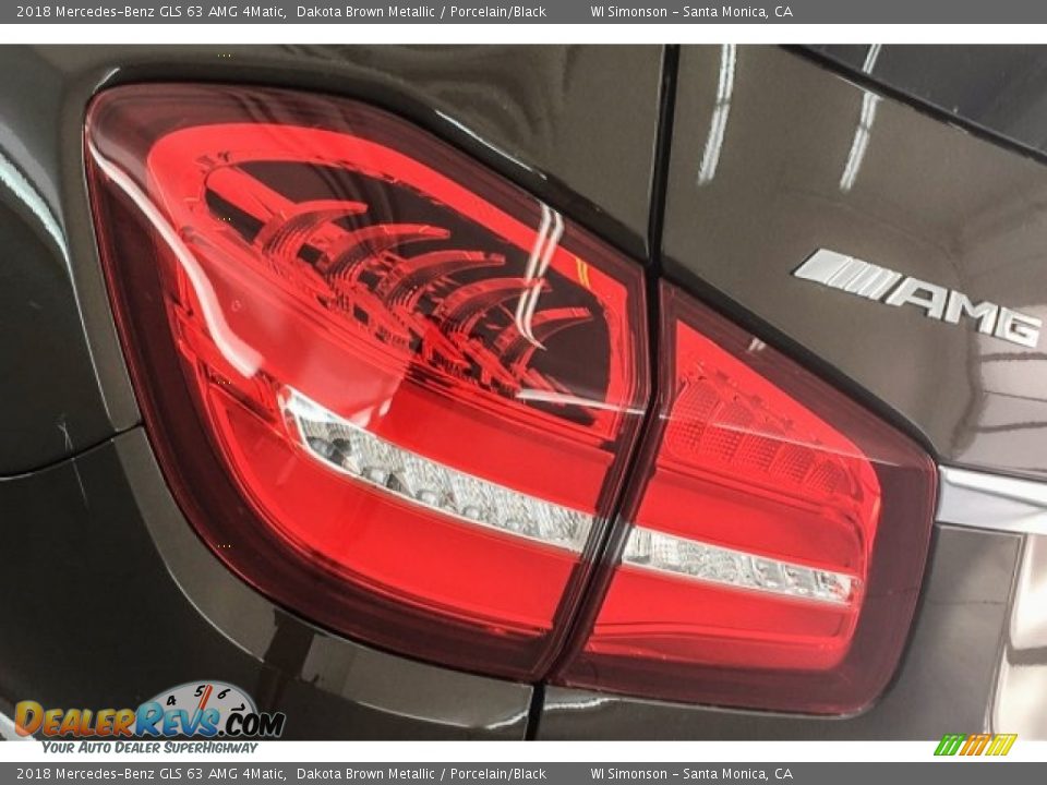 2018 Mercedes-Benz GLS 63 AMG 4Matic Dakota Brown Metallic / Porcelain/Black Photo #31