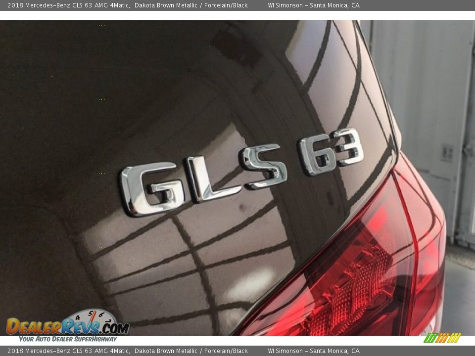 2018 Mercedes-Benz GLS 63 AMG 4Matic Dakota Brown Metallic / Porcelain/Black Photo #32