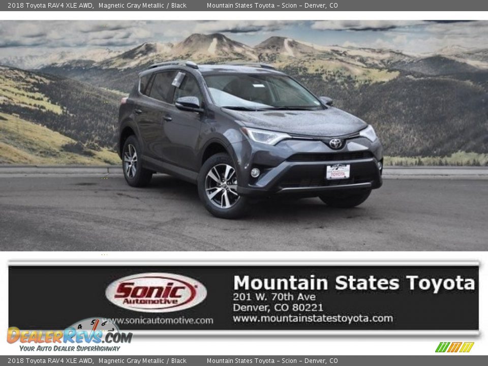 2018 Toyota RAV4 XLE AWD Magnetic Gray Metallic / Black Photo #1