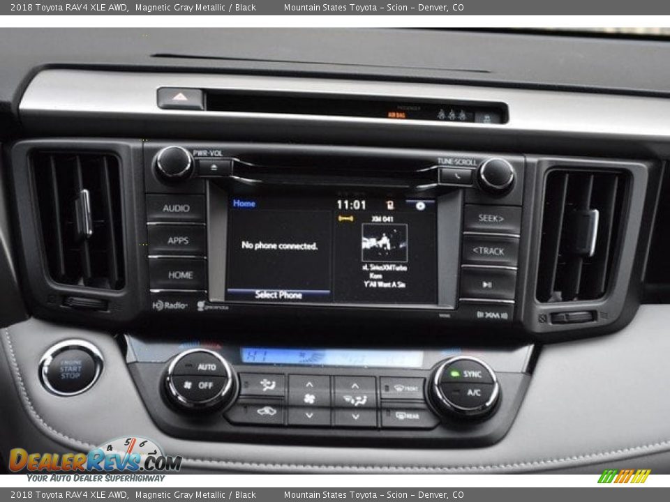 2018 Toyota RAV4 XLE AWD Magnetic Gray Metallic / Black Photo #10