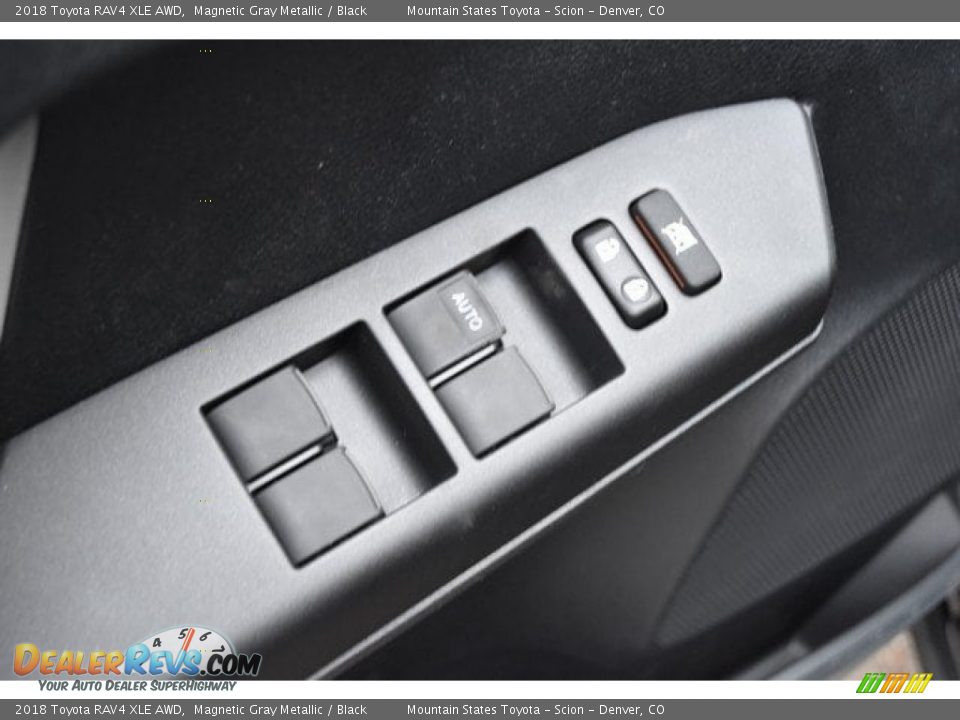 2018 Toyota RAV4 XLE AWD Magnetic Gray Metallic / Black Photo #24