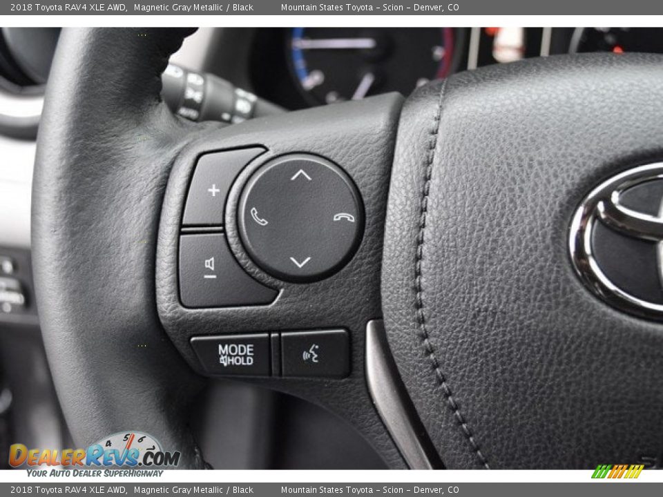 2018 Toyota RAV4 XLE AWD Magnetic Gray Metallic / Black Photo #27