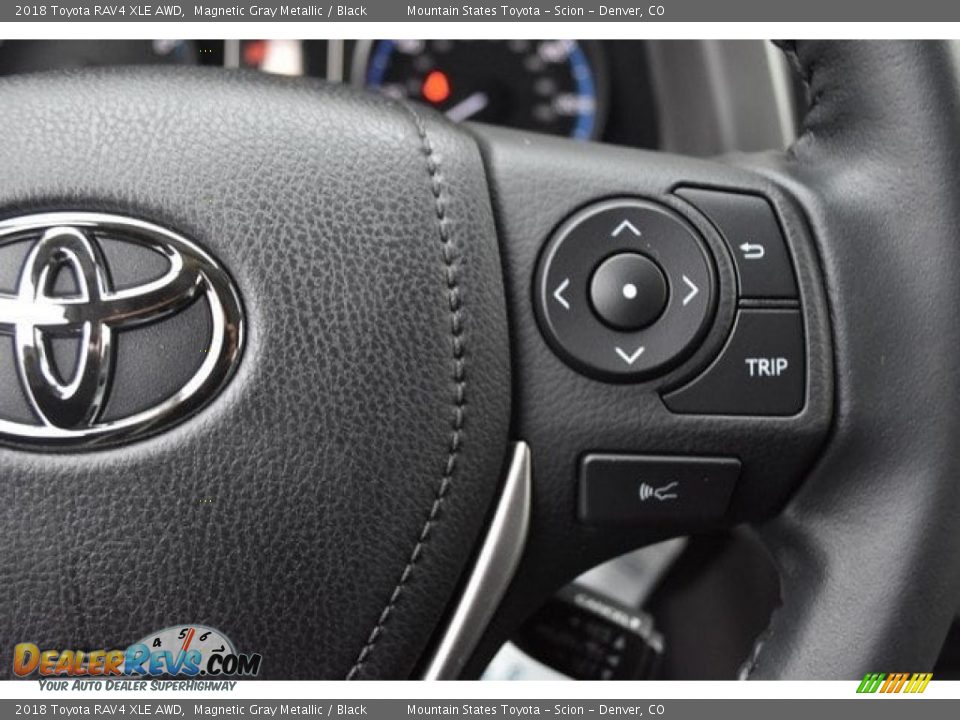 2018 Toyota RAV4 XLE AWD Magnetic Gray Metallic / Black Photo #28