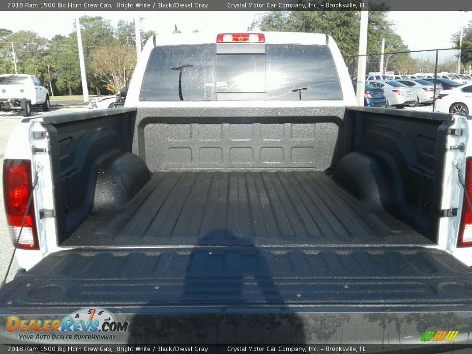 2018 Ram 1500 Big Horn Crew Cab Bright White / Black/Diesel Gray Photo #19