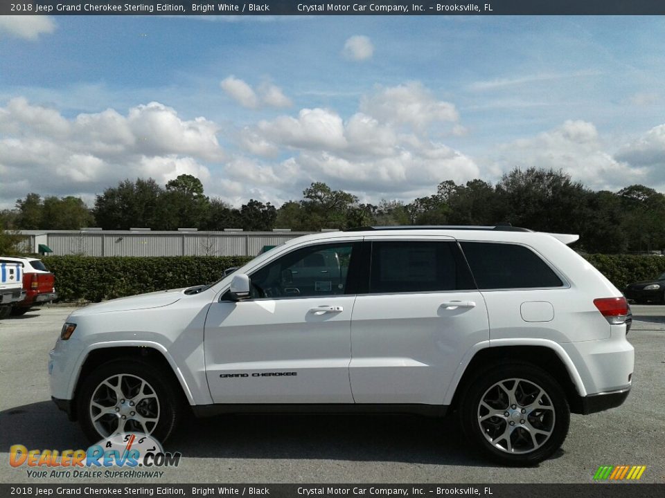 2018 Jeep Grand Cherokee Sterling Edition Bright White / Black Photo #3
