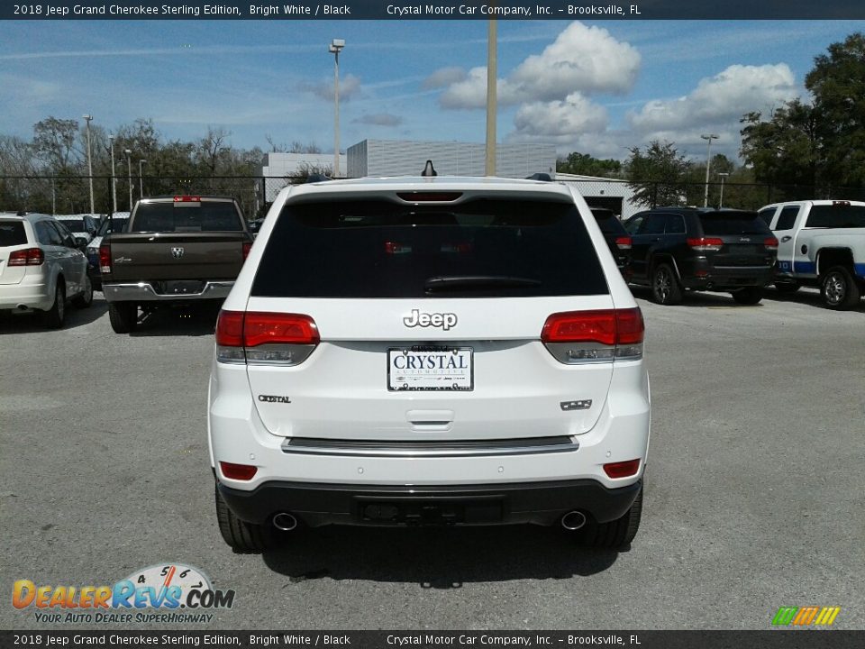 2018 Jeep Grand Cherokee Sterling Edition Bright White / Black Photo #5