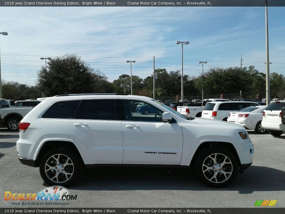 2018 Jeep Grand Cherokee Sterling Edition Bright White / Black Photo #7