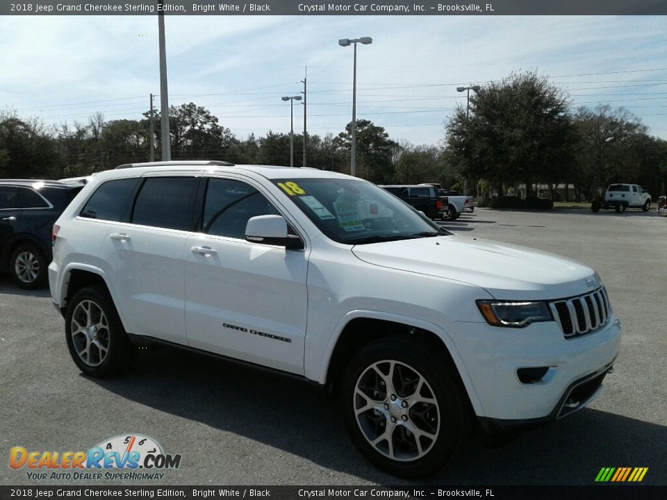 2018 Jeep Grand Cherokee Sterling Edition Bright White / Black Photo #8