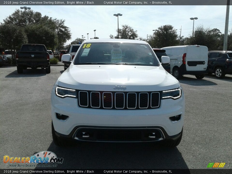 2018 Jeep Grand Cherokee Sterling Edition Bright White / Black Photo #9