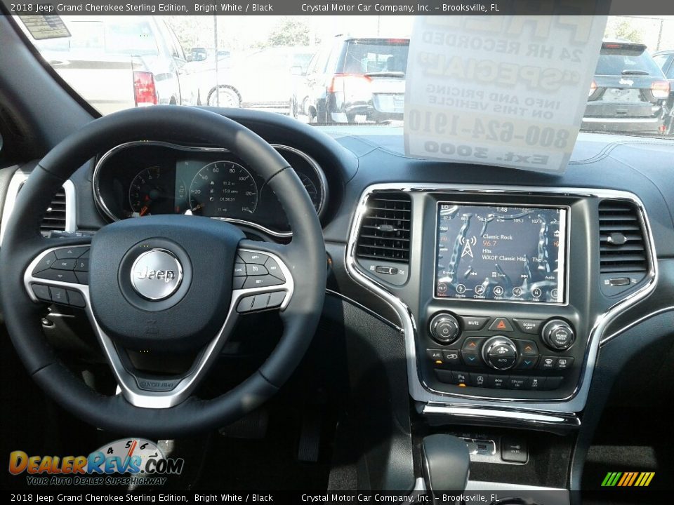 2018 Jeep Grand Cherokee Sterling Edition Bright White / Black Photo #14