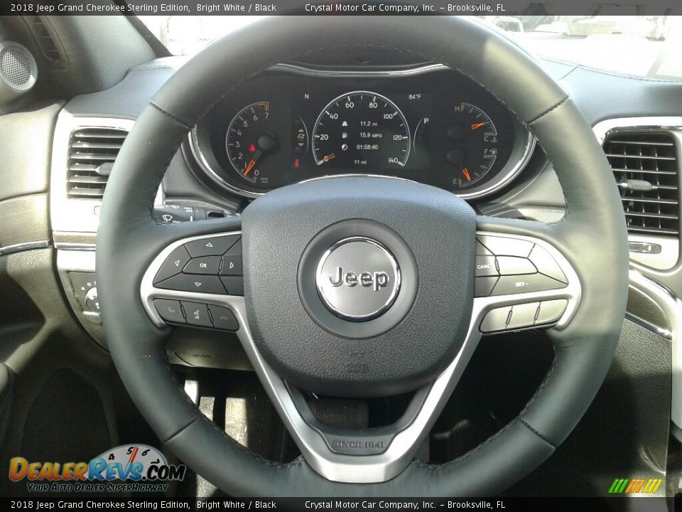 2018 Jeep Grand Cherokee Sterling Edition Bright White / Black Photo #15