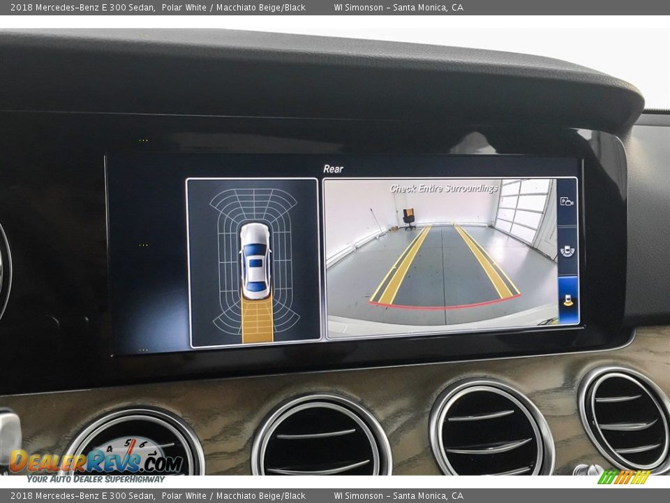 2018 Mercedes-Benz E 300 Sedan Polar White / Macchiato Beige/Black Photo #17