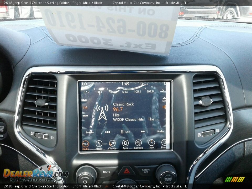2018 Jeep Grand Cherokee Sterling Edition Bright White / Black Photo #16