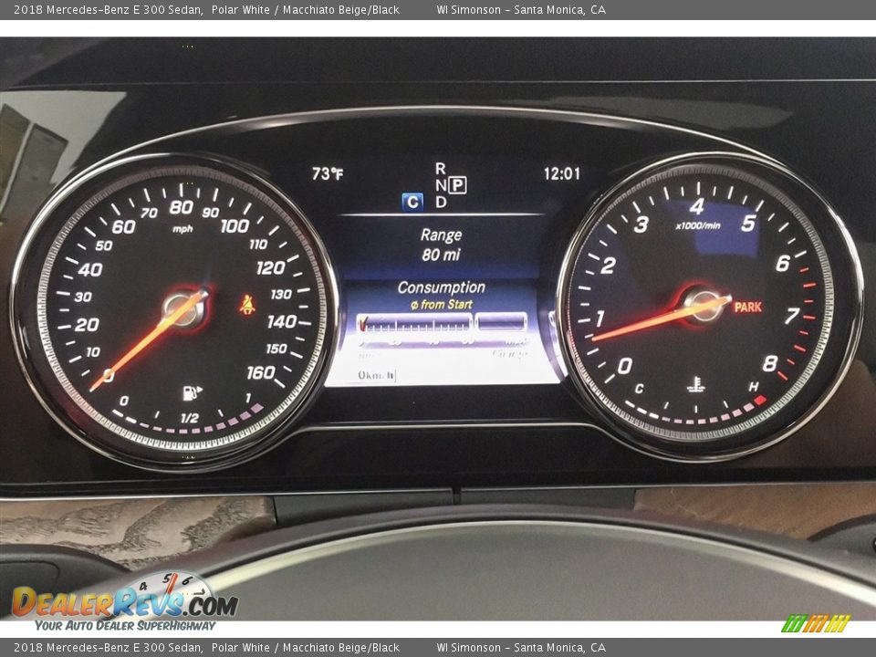 2018 Mercedes-Benz E 300 Sedan Polar White / Macchiato Beige/Black Photo #20